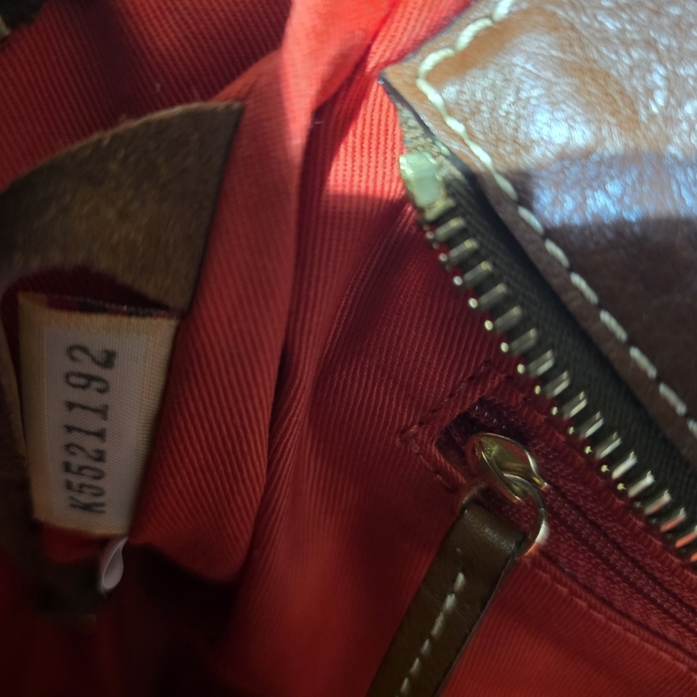 Dooney & Bourke Y2K Brown and Tan Women's Bag EXCELLENT Condition L: 13 H: 10 - Picture 9 of 9